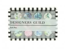 Designer Guild Set of 12 Classic Print Push Pins